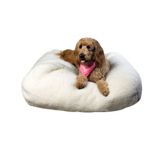 Sherpa Puff Ball Pet Bed, Natural