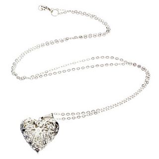 925 Silver Heart Shaped Pendant Necklace