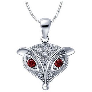 VintageFox Shape Alloy Womens Necklace With Rhinestone(1 Pc)
