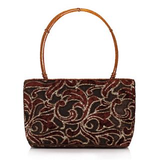 Elegant Polyester with Beadings Evening Handbag/Top Handle Bag(More Colors)