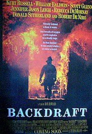 Backdraft (Very Rare    Large U.S. Bus Shelter Poster) Movie Poster