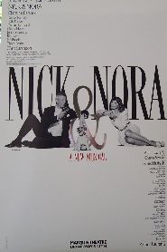 Nick and Nora a New Musical (Original Broadway Theatre Window Card)