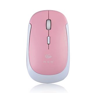 RF412 2.4G Wireless Mini Optical Mouse Black/Pink