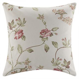 18 Square Country Floral Printing Polyester Decorative Pillow Cover