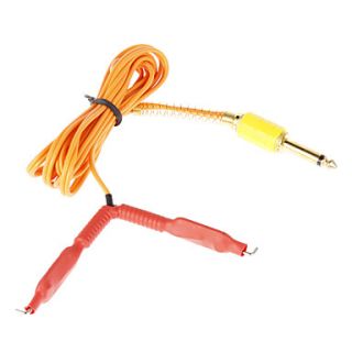 Red Rubber Tattoo Power Supply Unit Clip Cord