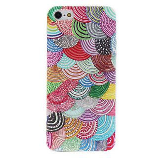 The Family of Candies Pattern PC Hard Case with Interior Matte Protection for iPhone 5/5S