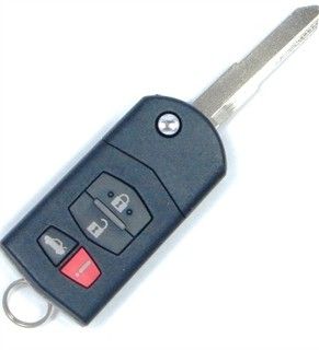 2012 Mazda 3 Keyless Entry Remote Key w/trunk   refurbished