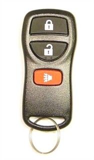 2003 Nissan Pathfinder Keyless Entry Remote   Used