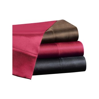 Premier Comfort Solid Satin Sheet Set, Red