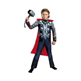 The Avengers Thor Muscle Child Costume, Blue, Boys
