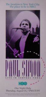 Paul Simon Live in Central Park (Hbo) Poster