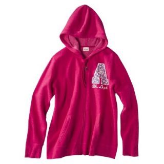 Mossimo Supply Co. Juniors Plus Size Long Sleeve Fleece Hoodie   Pink 2