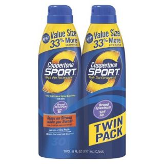 Coppertone Sport Continuous Spray Sunscreen SPF 30   16 oz
