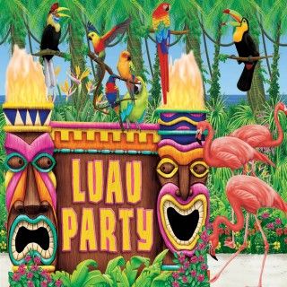 All In One Luau Decorating Kit