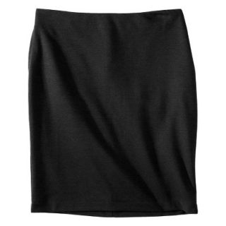 Merona Womens Ponte Pencil Skirt   Black   12