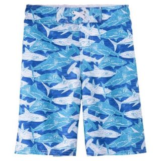 Boys Shark Swim Trunk   Blue S