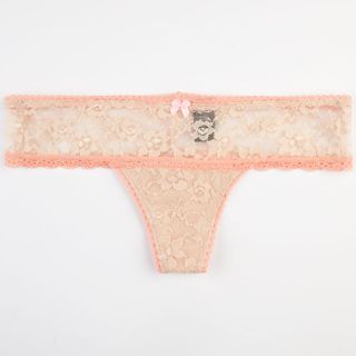 Ace Of Lace Thong Nude In Sizes Medium, Small, Large For Women 242480428