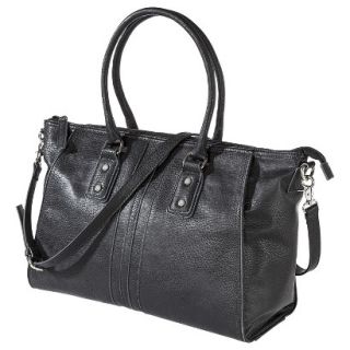 Merona Large Satchel Handbag   Black