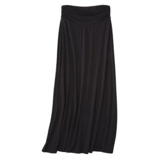 Merona Womens Knit Maxi Skirt   Black   L