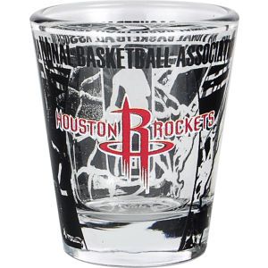 Houston Rockets 3D Wrap Color Collector Glass