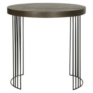 Accent Table Safavieh Kelly Side Table   Brown/Black