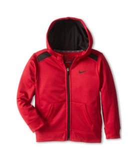 Nike Kids Therma Fit Full Zip Hoody Boys Sweatshirt (Red)