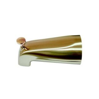 Kingston Brass Wall Mount Tub Spout with Diverter   Polished Brass
