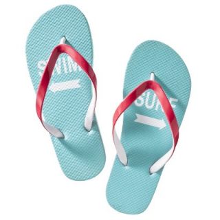 Womens Limited Edition Mossimo Supply Co. Flip Flop Sandal  Aqua 11