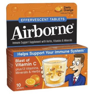 Airborne Blast of Vitamin C Orange Supplement Tablets   10 Count
