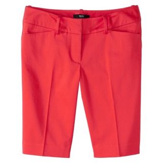 Mossimo Petites 10 Bermuda Shorts   Red 12P