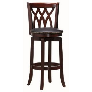 Barstool Boraam Industries Cathedral Swivel Stool   Light Red Brown (Cherry)
