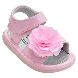 Little Girls Wee Squeak Peony Sandal   Pink 9