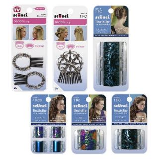 Scunci Swirl Linzi & Bendini Hair Accessory Bundle   Blue (6 Pack)