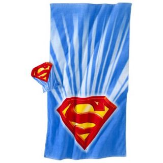 Justice League Superman Bath Towel/ Wash Mitt Set