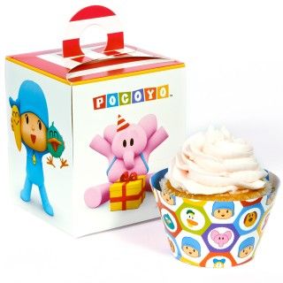 Pocoyo Cupcake Wrapper Combo Kit