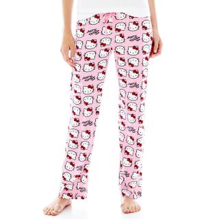 Hello Kitty Cotton Sleep Pants, Pink, Womens