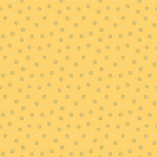 Floral Dot Ditsy Wallpaper   Yellow