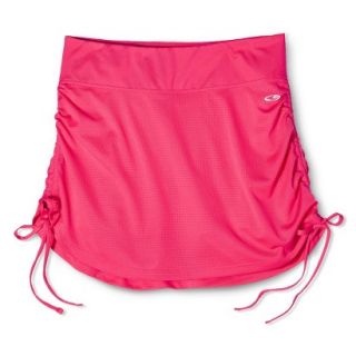 C9 by Champion Womens Mesh Run Skort with Side Ties   Pink XS