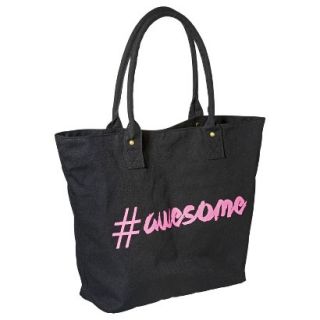 Mossimo Supply Co. #Awesome Tote Handbag   Black