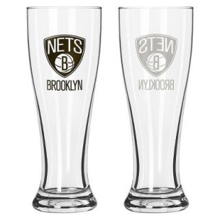 Boelter Brands NBA 2 Pack Brooklyn Nets Pilsner   16 oz
