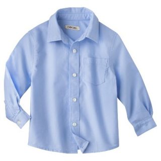 Cherokee Infant Toddler Boys Long Sleeve Button Down Shirt   Blue 24 M