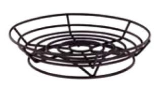 Vollrath 9 Round Wire Platter   Black