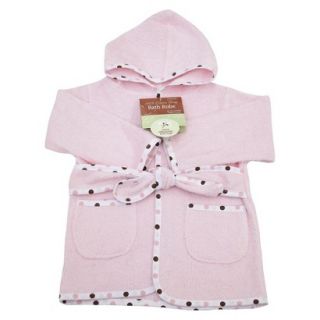 TL Care Organic Terry Robe   Pink