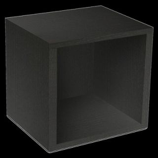 Storage Cabinet Way Basics Eco Modular Storage Cube Black Wood Grain