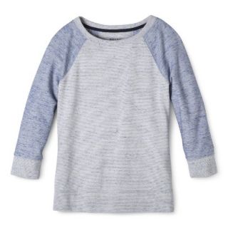 Merona Womens Knit Pullover Sweatshirt   Blue   S