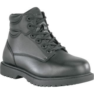 Grabbers Kilo 6In. Steel Toe EH Work Boot   Black, Size 8 Wide, Model G0019