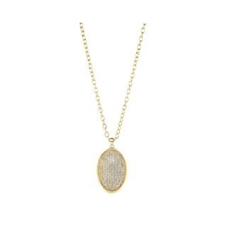 Natasha Crystal Pavé Yellow Pod Necklace, Womens