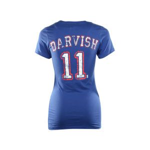 Texas Rangers Yu Darvish Majestic MLB Womens Sugar Player T Shirt