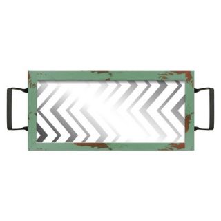 Rustic Chevron Decorative Tray   8x16