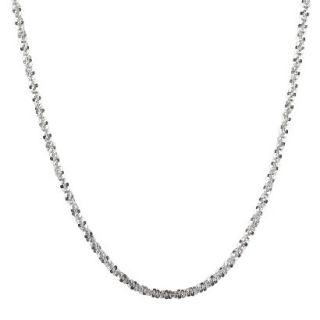 Sterling Silver Rolo Chain Rope Necklace